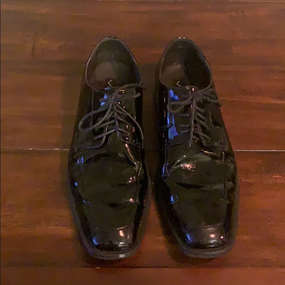 Men’s Via Spiga Patent Leather Tux Shoes